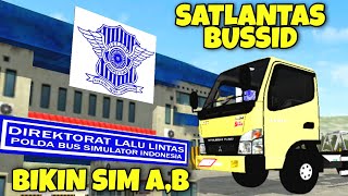 SHARE + CARA PASANG MARKAS TEMPAT UJI SIM A B BUSSID - BUS SIMULATOR INDONESIA