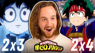 LET'S GO DEKU !! My Hero Academia S2 Ep 3-4 REACTION