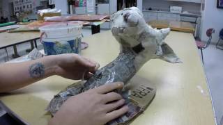 How to Make a Paper Mache Trophy Head, pt. 2