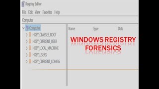 Digital Forensics for Beginners- Windows Registry Forensics_part1