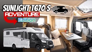 SUNLIGHT T670 S ADVENTURE Edition su FORD 2.0 TDCI 155 CV con cambio Automatico