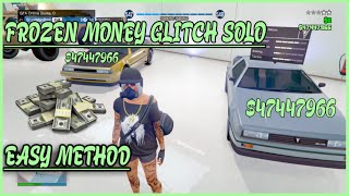 GTA 5 Online V1.62 SOLO  FROZEN MONEY GLITCH METHOD