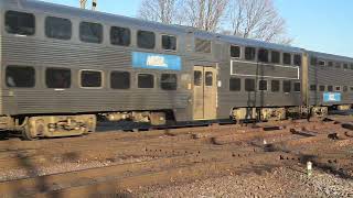 Turner Junction in West Chicago Saturday 4th December, The J crosses the Union Pacific Mainline