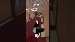 POV: you 1v1 a trash talker (Roblox)