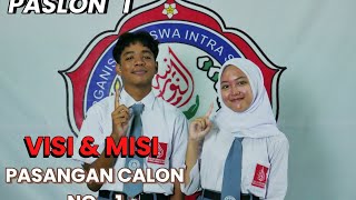 (PASLON 1) VISI DAN MISI CALON KETUA & WAKIL KETUA OSIS SMA AN NURMANIYAH MASA BAKTI 2024/2025