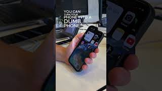 Turn your iPhone 15 into a dumb phone with 1 click!