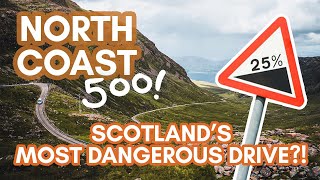 Our NORTH COAST 500 ADVENTURE | West Coast | Scotland's most dangerous drive in Bealach na Ba!