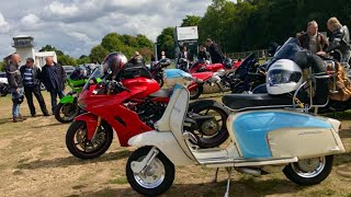 PATHFINDER CAFE Motorcycles & A LAMBRETTA 125 Special Scooter ON ANY WEDNESDAY at BLACKBUSHE Airport