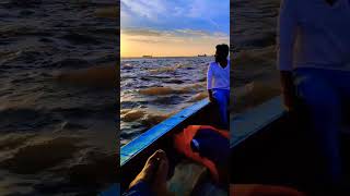 Chandpur Big Station is the mouth of three rivers🌊 #youtube #youtubeshorts #shortsviral #travel