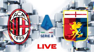 Milan - Genoa 3-3 Retegui Florenzi Ekuban Gabbia Giroud Thiaw (AUT.) Serie A 2023/2024