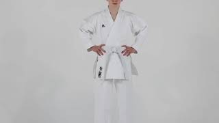 КИМОНО ДЛЯ КАРАТЕ adidas ELITE EUROPEAN CUT WKF БЕЛОЕ K380E