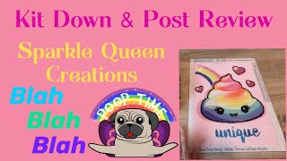 Diamond Painting Kit Down & Review - Sparkle Queen Creations “Rainbow Poop Emoji”  My thoughts??