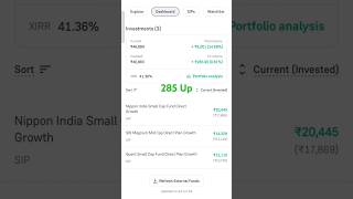 Today My mutual fund portfolio #youtubeshorts #shorts #mutualfundsahihai