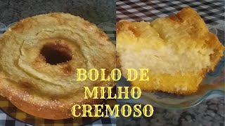 BOLO DE MILHO CREMOSO SUPER FÁCIL !