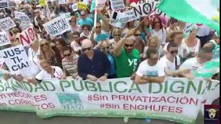 MANIFESTACIÓN EN SEVILLA "Por una sanidad pública digna, de calidad y sin recortes"