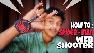 How to make a spiderman web shooter at home | simple crafting |craft ideas  #WHITEBoxmalayalam