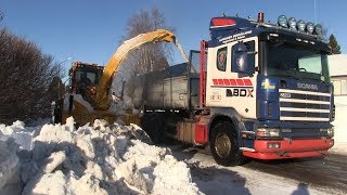 Snow clearing - Ljungby L11 | Volvo L110H - Snowblower & Ice Ripping Blade