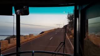 ركوب الباص الى اعلى اغادير اوفلا، Riding a bus up to Agadir Ofla on the mountain