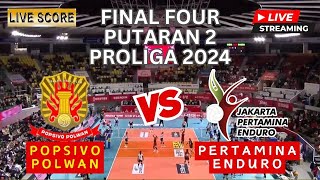 🔴[LIVE SCORE] POPSIVO POLWAN VS JAKARTA PERTAMINA ENDURO PROLIGA 2024 FINAL FOUR PUTARAN 2