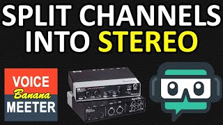 HOW TO: Patch Each Channel from a USB Audio Interface In To Voicemeeter Banana