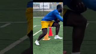 Level Change Jump Cut Drill - Split Stance