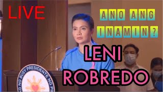 Ang Pahayag ni VP LENI