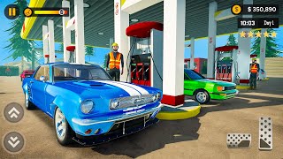 Gas Station Service Owner Simulator - Gas Pump and Car Wash Game - Android Gameplay