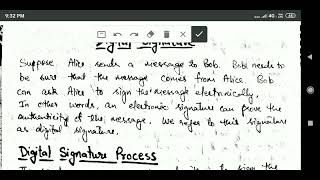 Network Security and Cryptography: Digital Signature