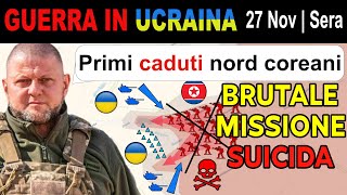 27 Nov: Bandiere Nord Coreane sull'Ucraina, PROPAGANDA SI RITORCE CONTRO I RUSSI