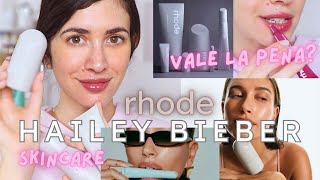 SKINCARE de HAILEY BIEBER con efecto Glass Skin (RHODE) ✨