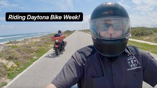 Riding Daytona Beach Bike Week 2024