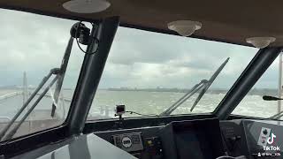 Cockpit view from lifeboat NH1816