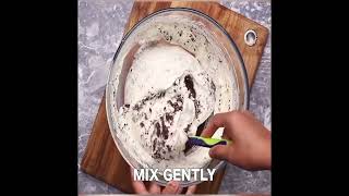 Homemade orea ice cream