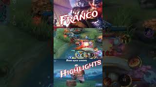 franco tank highlights franco tutorial #mobilelegends