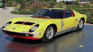 Lamborghini Miura Art Car with 22 layers of paint Concours d'Elegance Schwetzingen