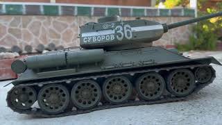 TAIGEN 1/16 RC - RUSSIAN T-34/85 - OBSTACLE TEST