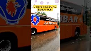 jabbar travels Luxury AC Sleeper bus working on Bangalore to Hyderabad #viral #vlog #reels #travel