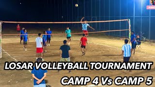 Losar Volleyball Tournament 2024🏐|| Camp 4 Vs Camp 5 || Mundgod Vlogger || Tibetan Vlogger