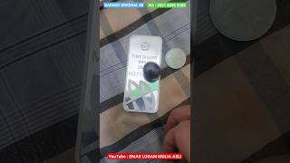 APAKAH #PERAK ASLI MENEMPEL PADA MAGNET ⁉️ 🧲 🧲 ORIGINAL 999 ANTAM LOGAM MULIA PERAK FINE SILVER