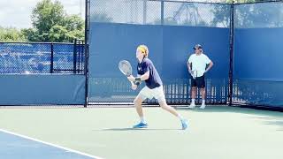 Andrey Rublev Practice and Fan Interaction at Cincinnati Open