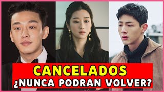 10 ACTORES COREANOS que fueron CANCELADOS en COREA 2024