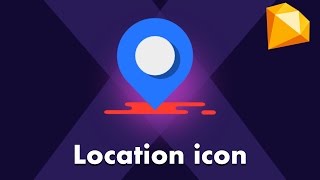 How to Design Location Icon in Sketch