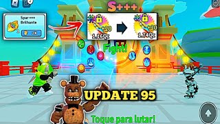 UPDATE 95 COM CAMPEONATO MUNDIAL, ARMAS E FEITIÇOS S+++ E SKIN DO FREDDY 😱