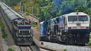 Those TRAINS of the PAST !! TUMAKURU - BENGALURU Conventional DIESEL Hauled Passenger