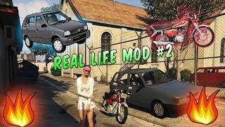 Suzuki Mehran & Honda CG 125 | GTA 5 Pakistan | Real Life Mod #2