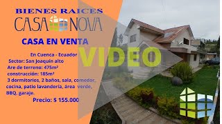 Bienes Raíces Casa Nova vende casa en Cuenca Avenida El Ejido