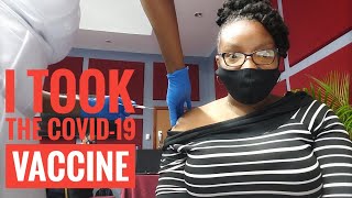 Getting Vaccinated in Saint Lucia | Reaction & After Effects of The 1st Shot | SMPink ♡