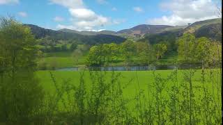 Llangollen Railway, view from the train, may 2019