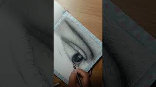 eye drawing process👁️👁️ #artdimple91 #art_dimple #youtubeshorts #shots #eyedrawing