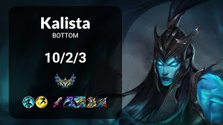 Kalista vs Varus BOTTOM - KR CHALLENGER Patch 14.22